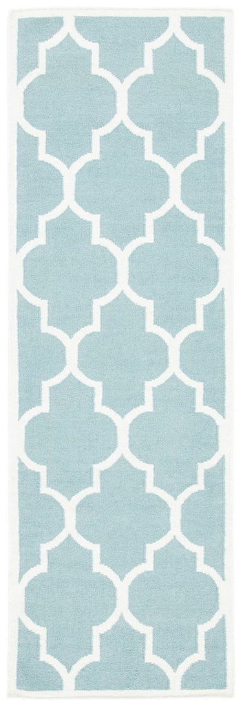 safavieh clearance dhurries dhu632c light blue rug
