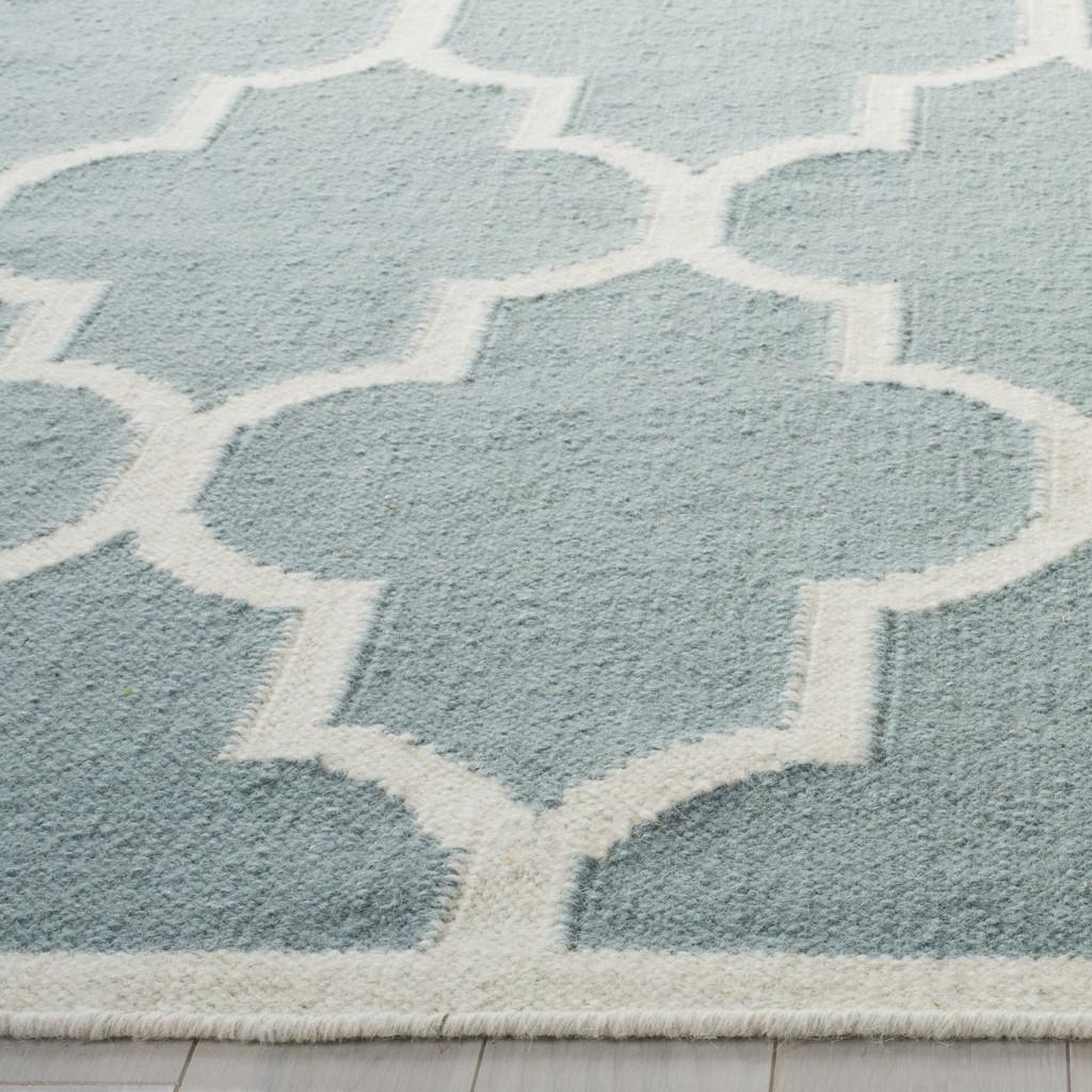 safavieh clearance dhurries dhu632c light blue rug