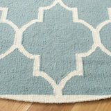 safavieh clearance dhurries dhu632c light blue rug