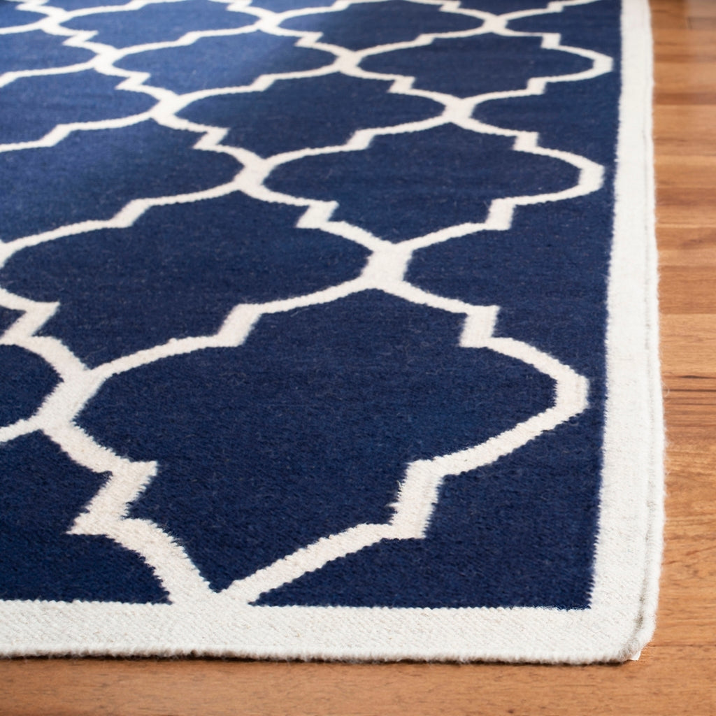 safavieh clearance dhurries dhu632d navy rug