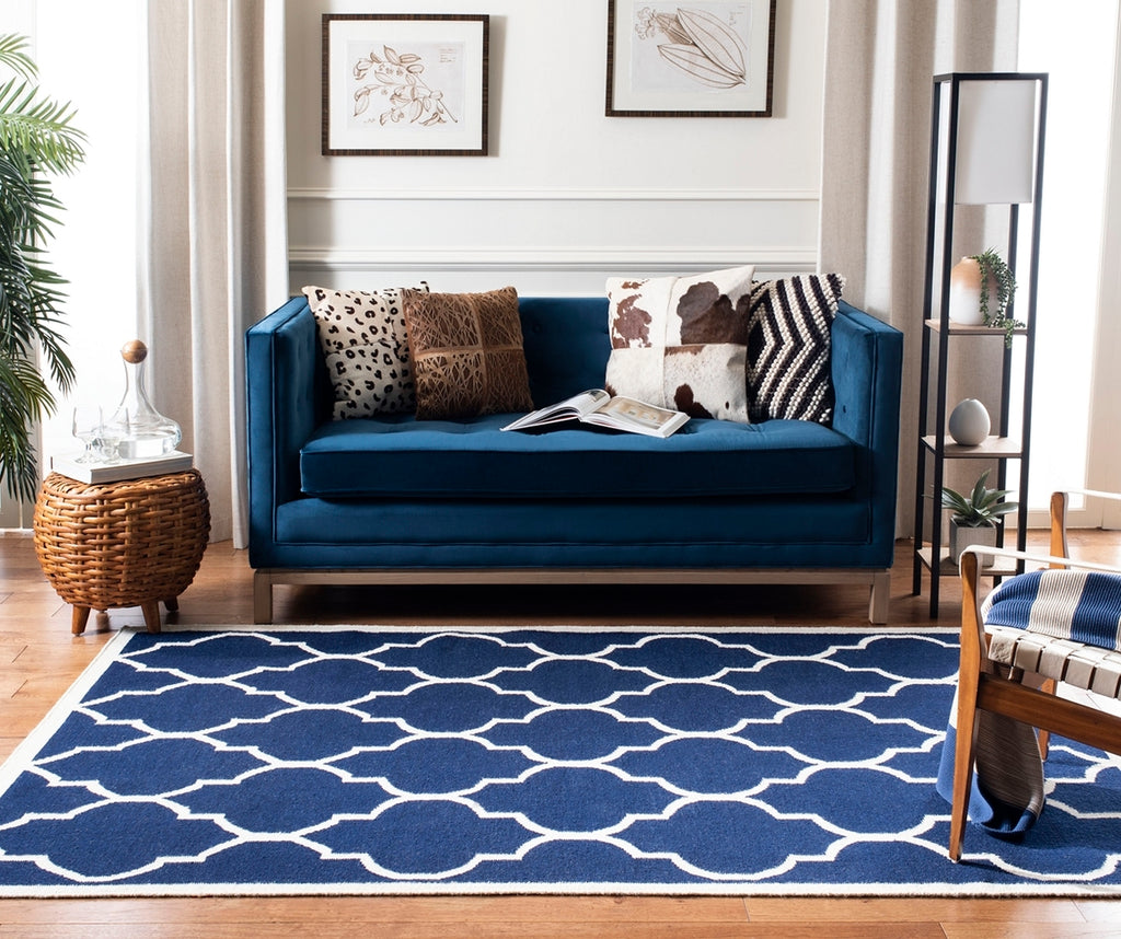 safavieh clearance dhurries dhu632d navy rug
