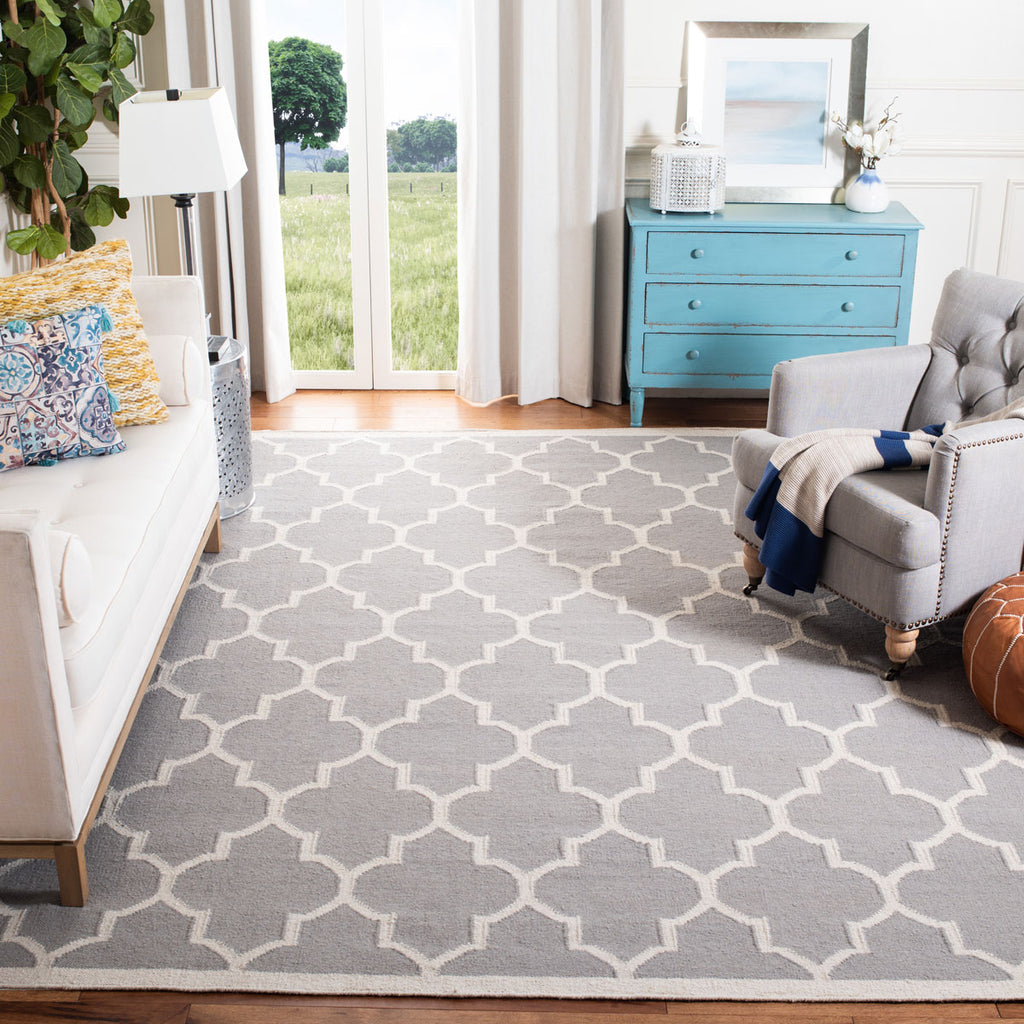 safavieh clearance dhurries dhu632g dark grey rug