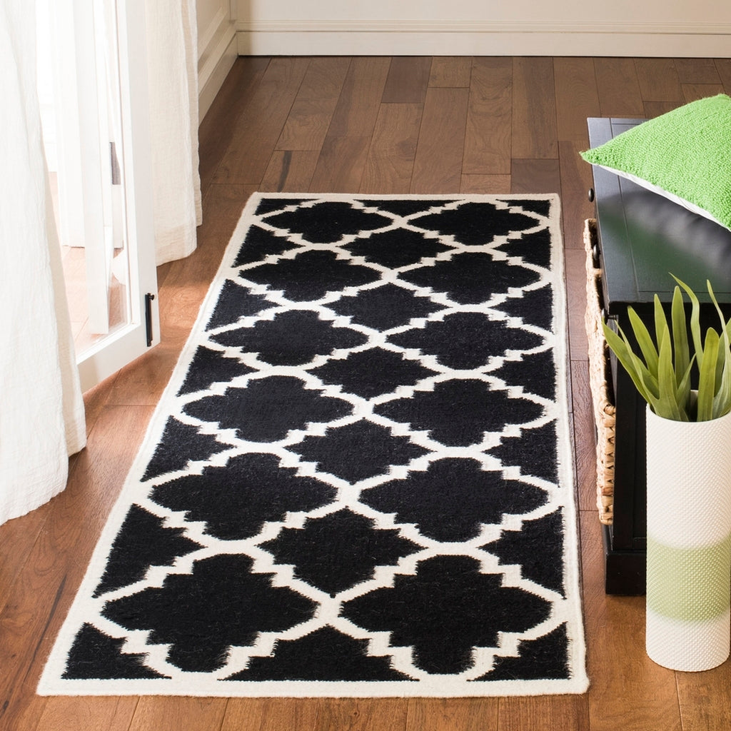 safavieh clearance dhurries dhu633a black rug