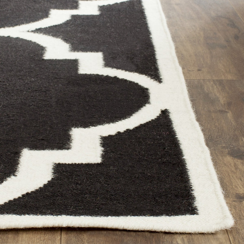 safavieh clearance dhurries dhu633a black rug