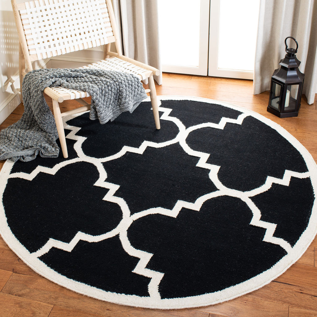 safavieh clearance dhurries dhu633a black rug