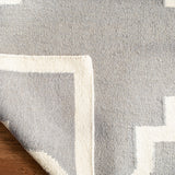 safavieh clearance dhurries dhu633b grey rug