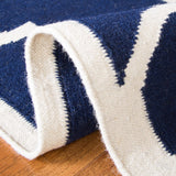 safavieh clearance dhurries dhu633d navy rug