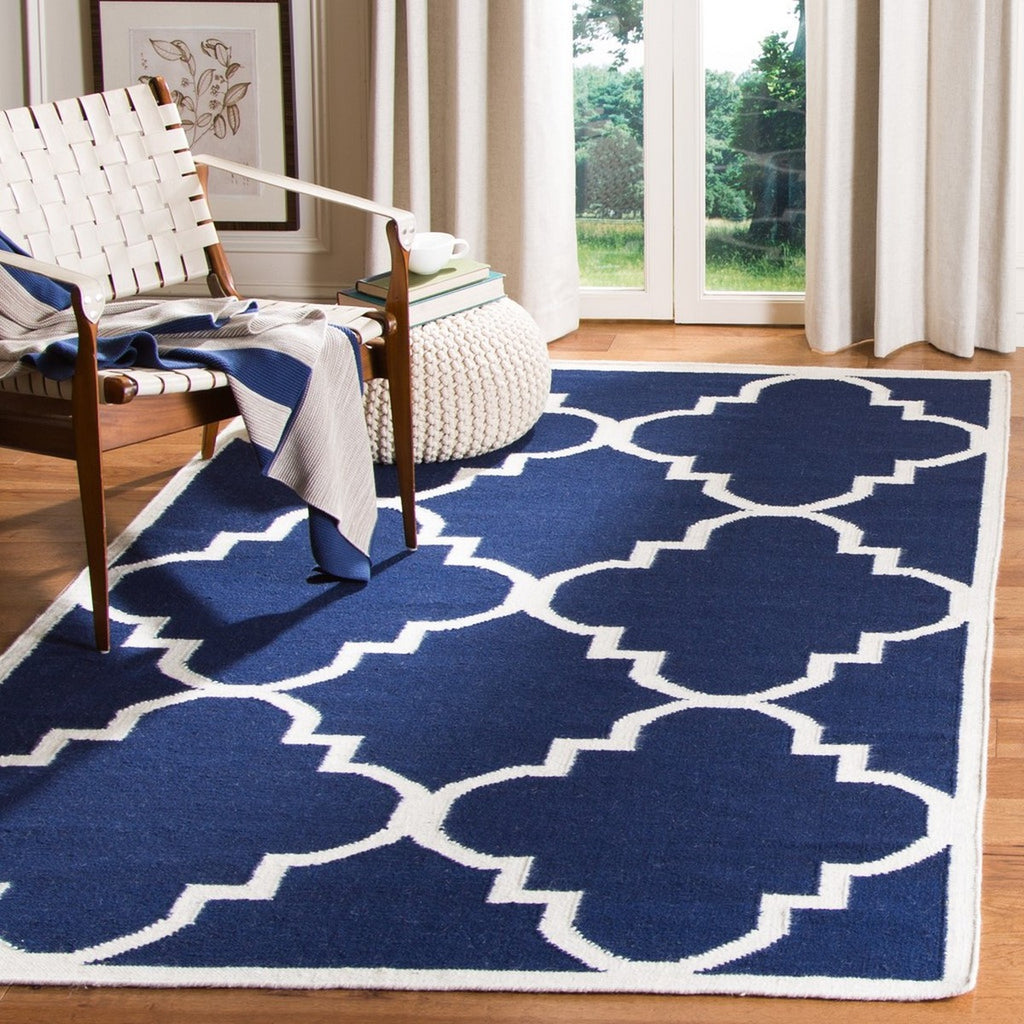 safavieh clearance dhurries dhu633d navy rug