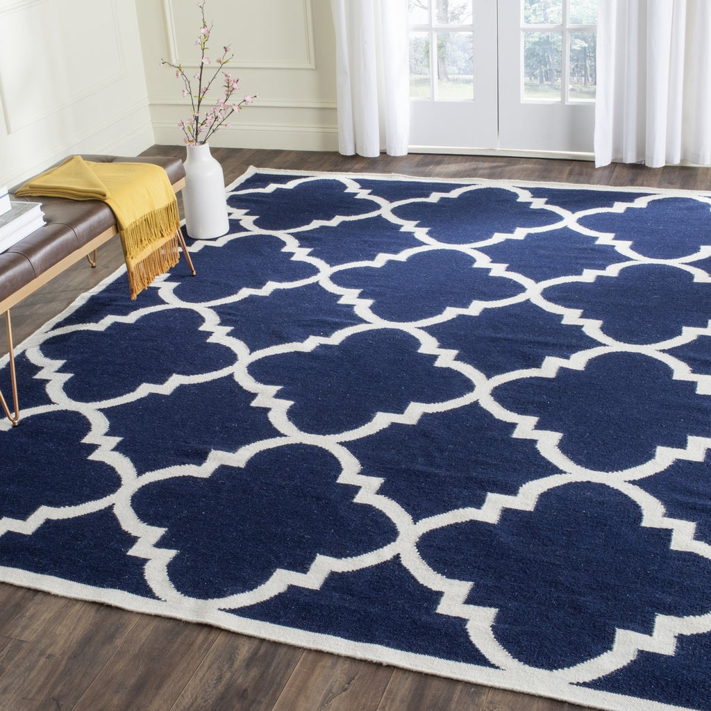 safavieh clearance dhurries dhu633d navy rug