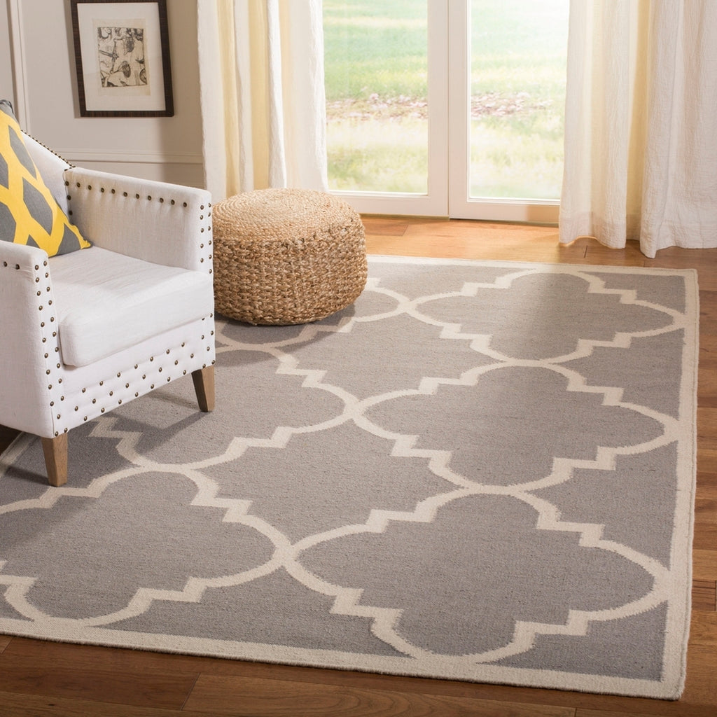 safavieh clearance dhurries dhu633g dark grey rug