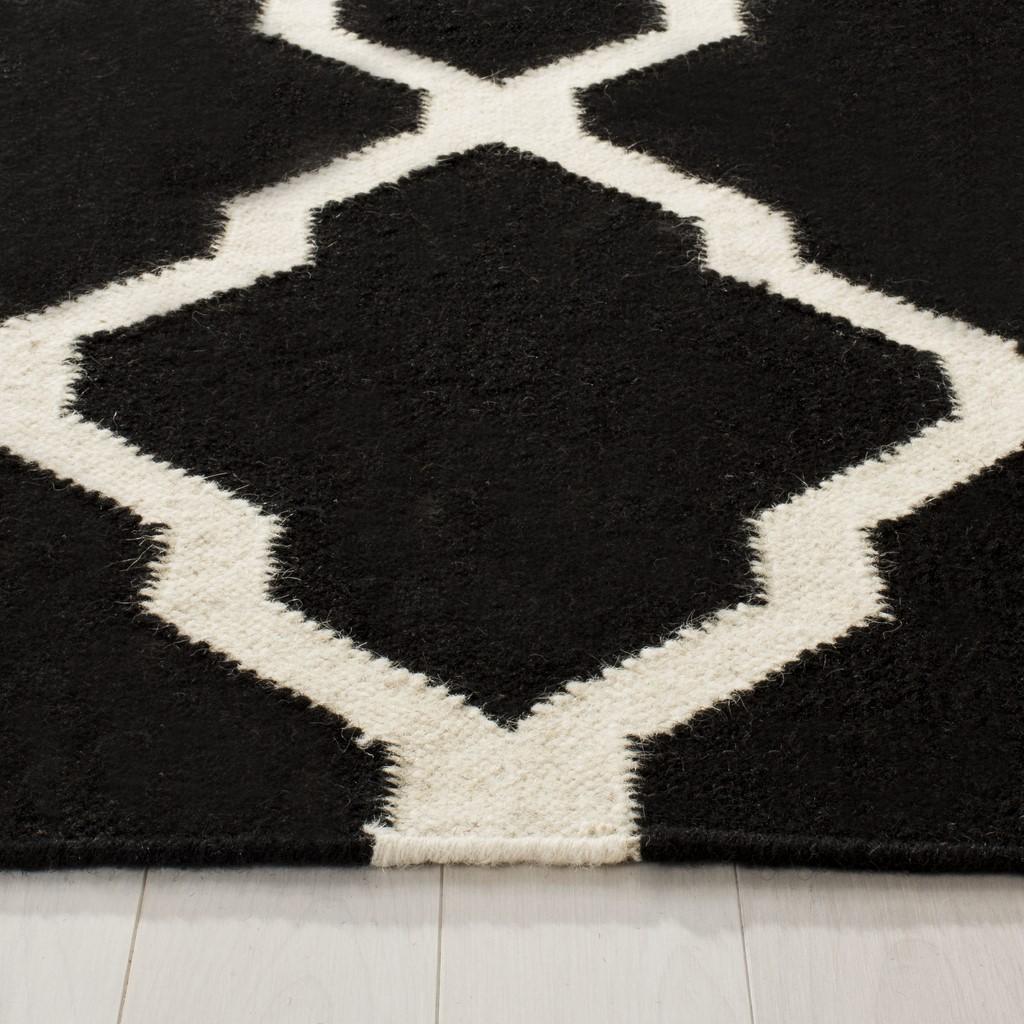 safavieh clearance dhurries dhu634a black rug