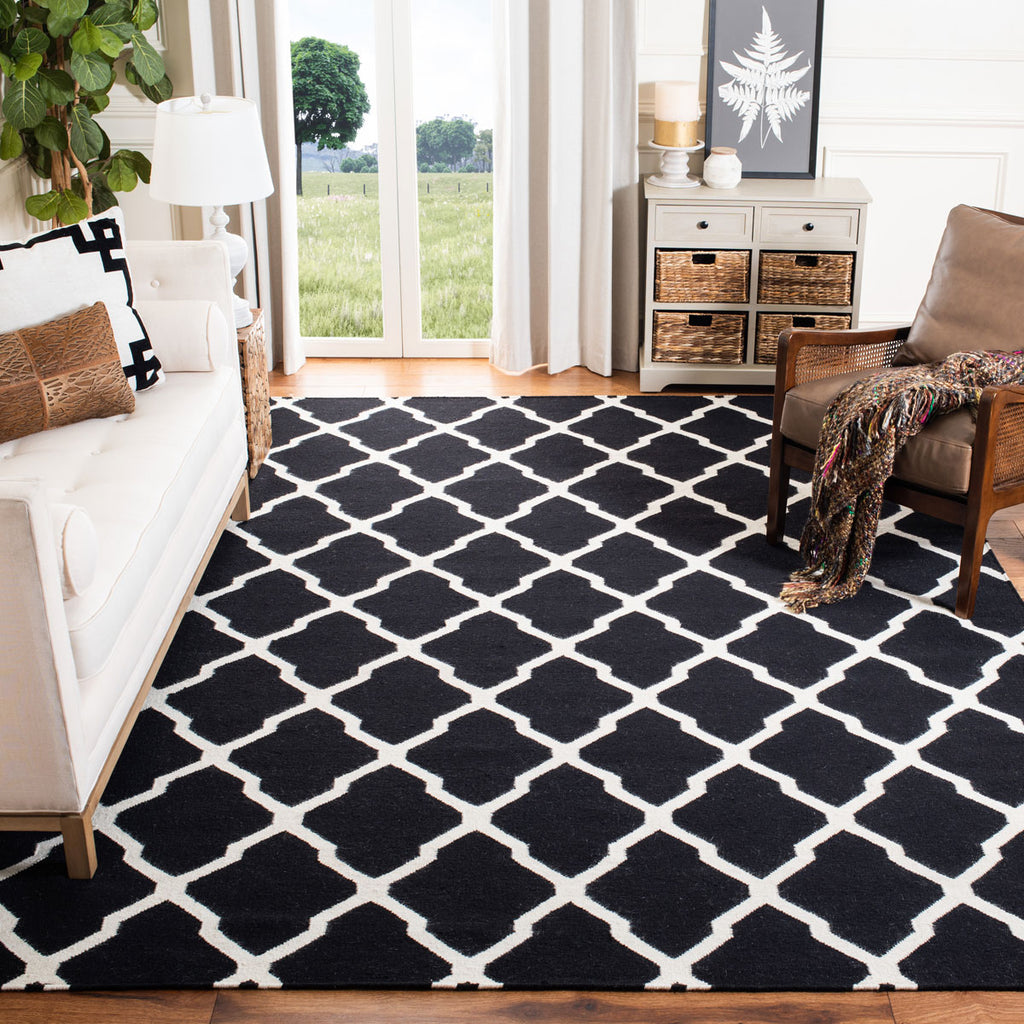 safavieh clearance dhurries dhu634a black rug
