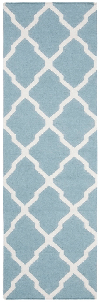 safavieh clearance dhurries dhu634c light blue rug