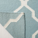 safavieh clearance dhurries dhu634c light blue rug