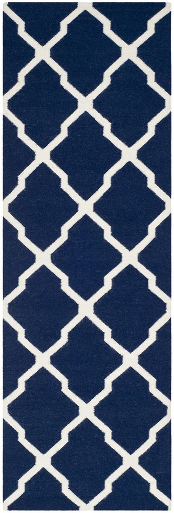safavieh clearance dhurries dhu634d navy rug