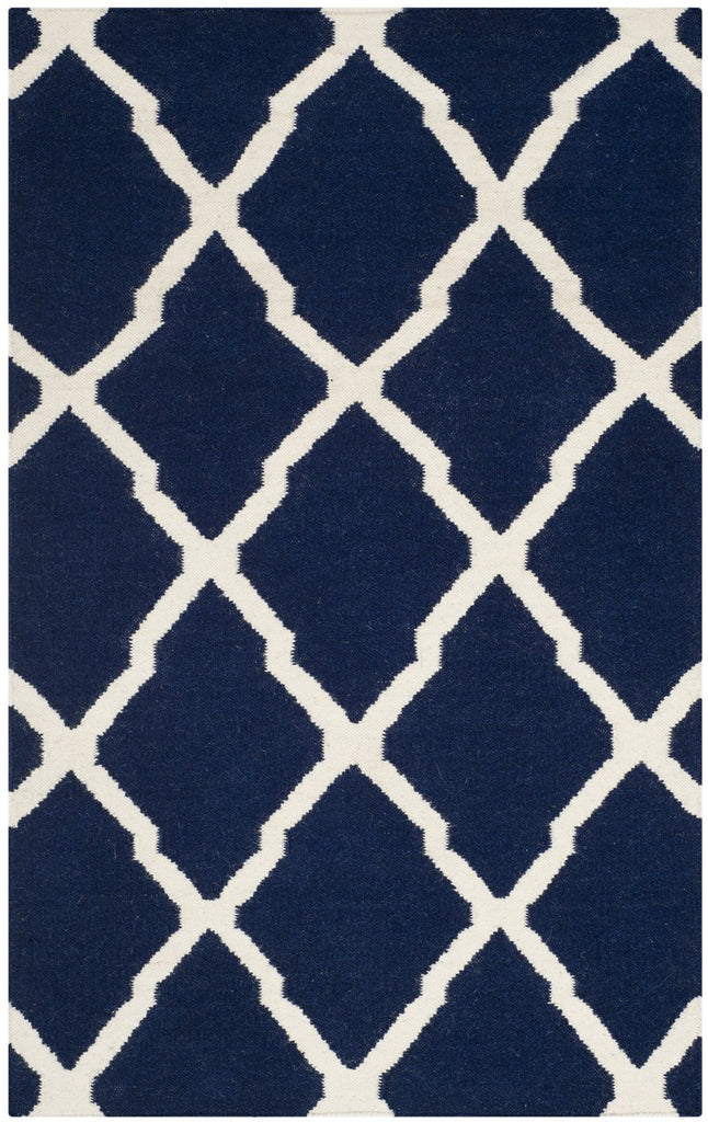 safavieh clearance dhurries dhu634d navy rug