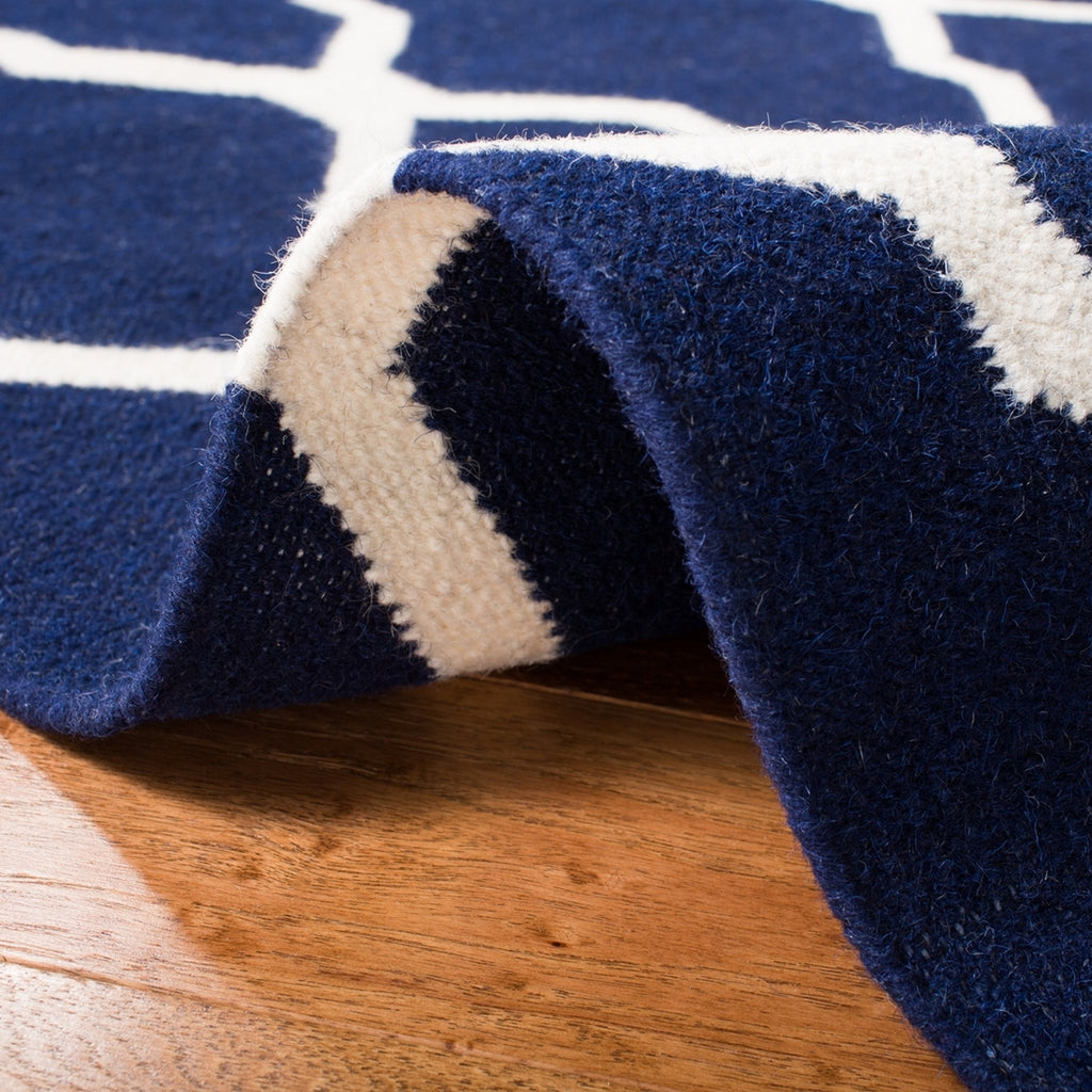 safavieh clearance dhurries dhu634d navy rug