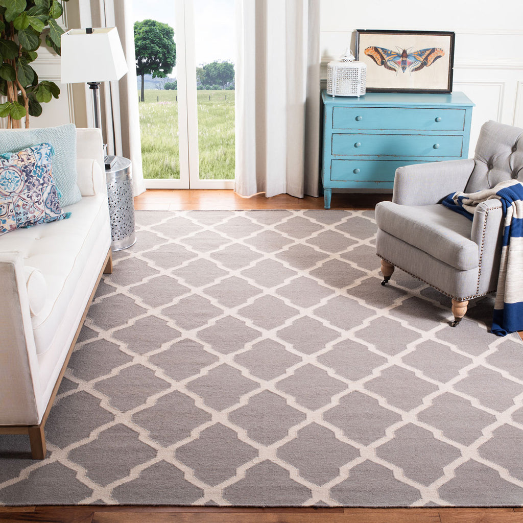 safavieh clearance dhurries dhu634g dark grey rug