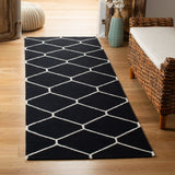 safavieh clearance dhurries dhu635a black rug
