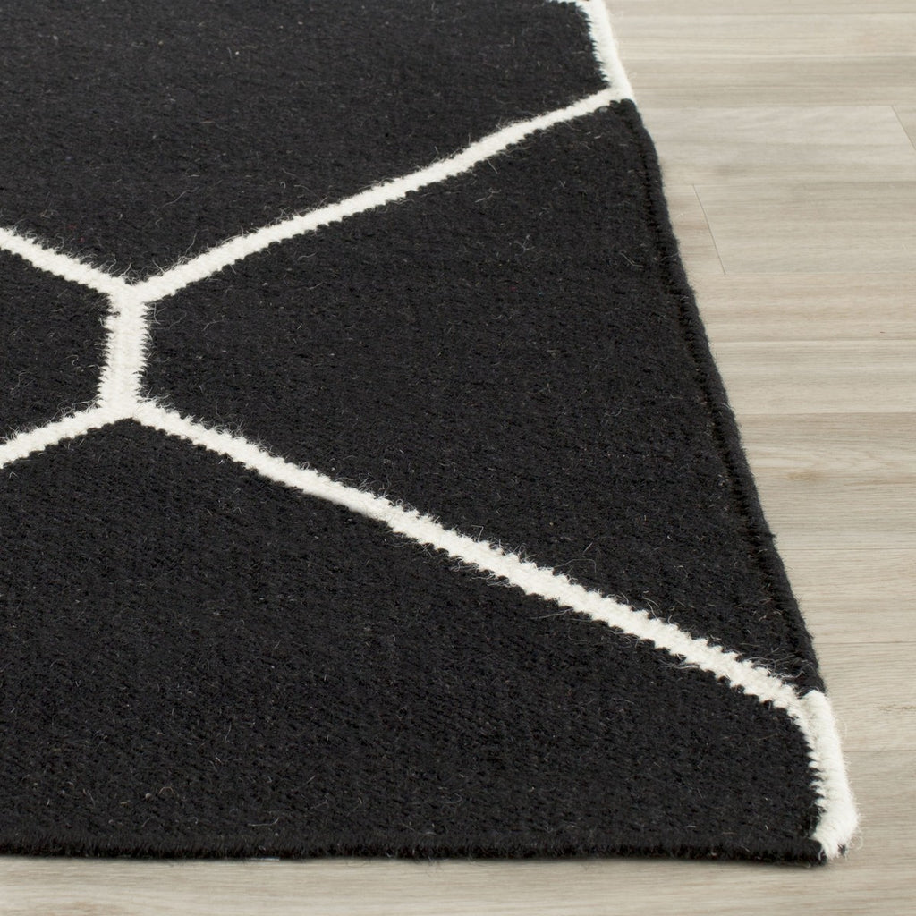 safavieh clearance dhurries dhu635a black rug