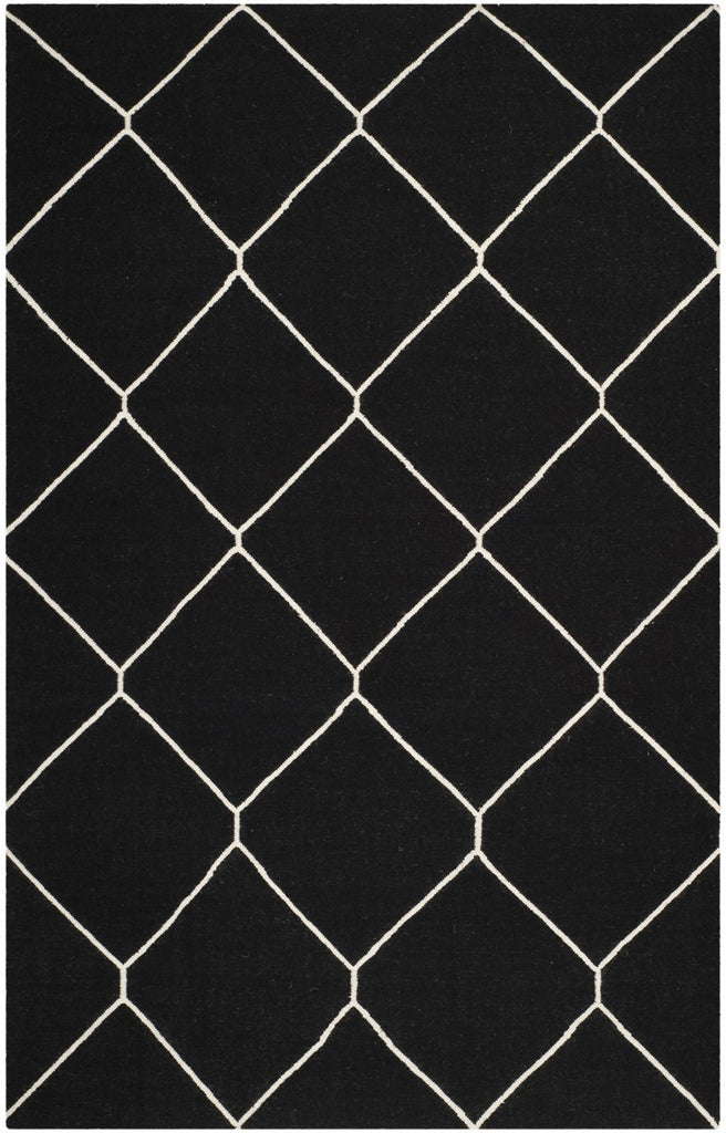 safavieh clearance dhurries dhu635a black rug