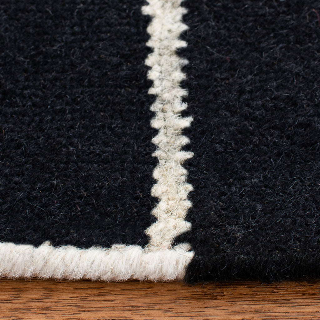safavieh clearance dhurries dhu635a black rug
