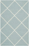 safavieh clearance dhurries dhu635c light blue rug