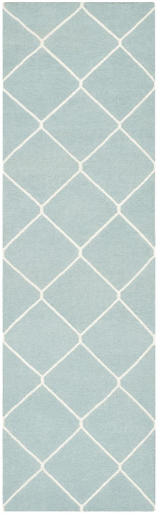 safavieh clearance dhurries dhu635c light blue rug