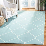 safavieh clearance dhurries dhu635c light blue rug