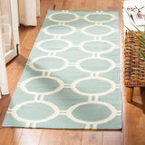 safavieh clearance dhurries dhu636c light blue rug
