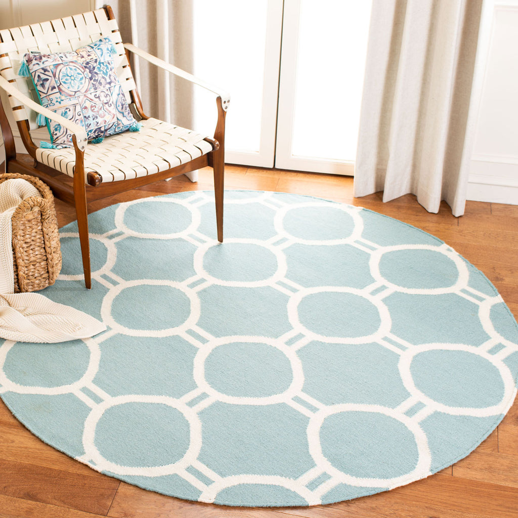 safavieh clearance dhurries dhu636c light blue rug