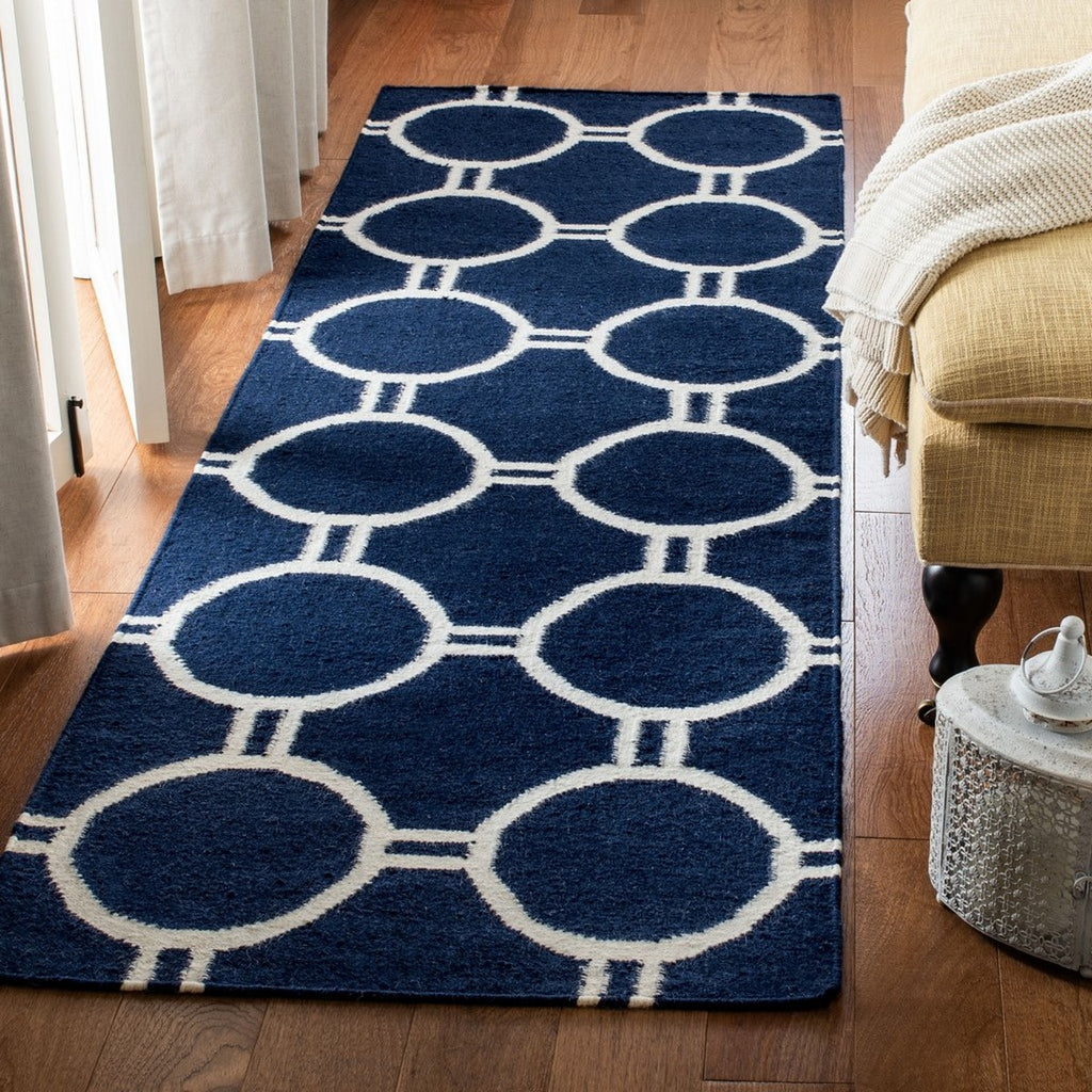 safavieh clearance dhurries dhu636d navy rug