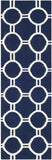 safavieh clearance dhurries dhu636d navy rug