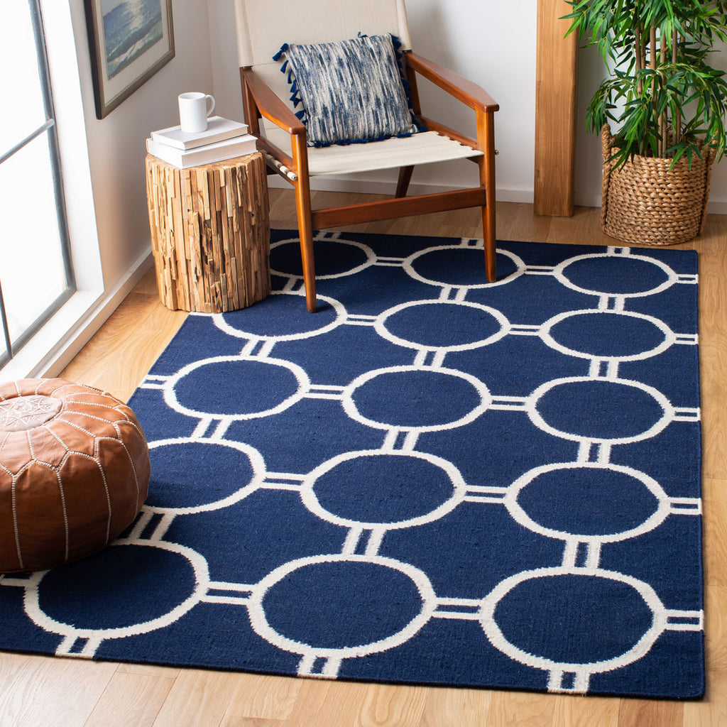 safavieh clearance dhurries dhu636d navy rug