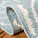 safavieh clearance dhurries dhu637c light blue rug