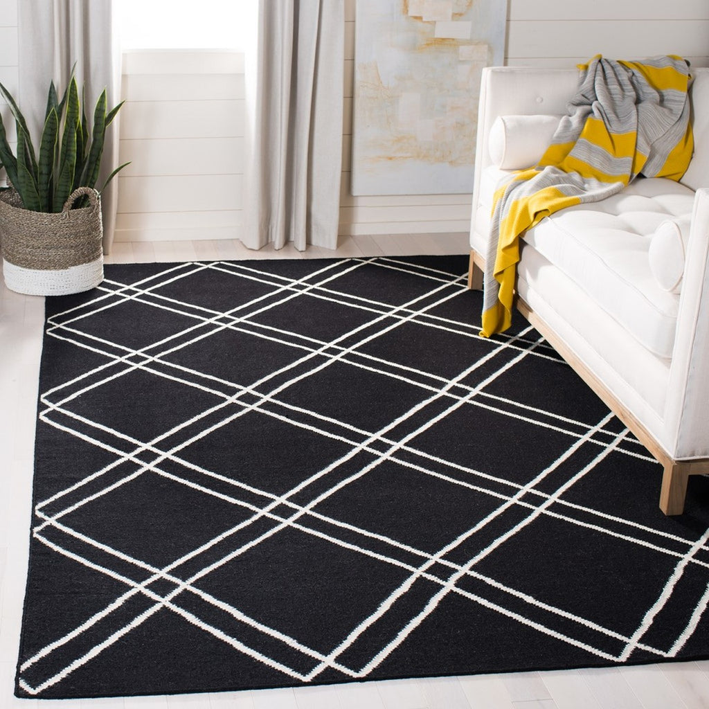 safavieh clearance dhurries dhu638a black rug
