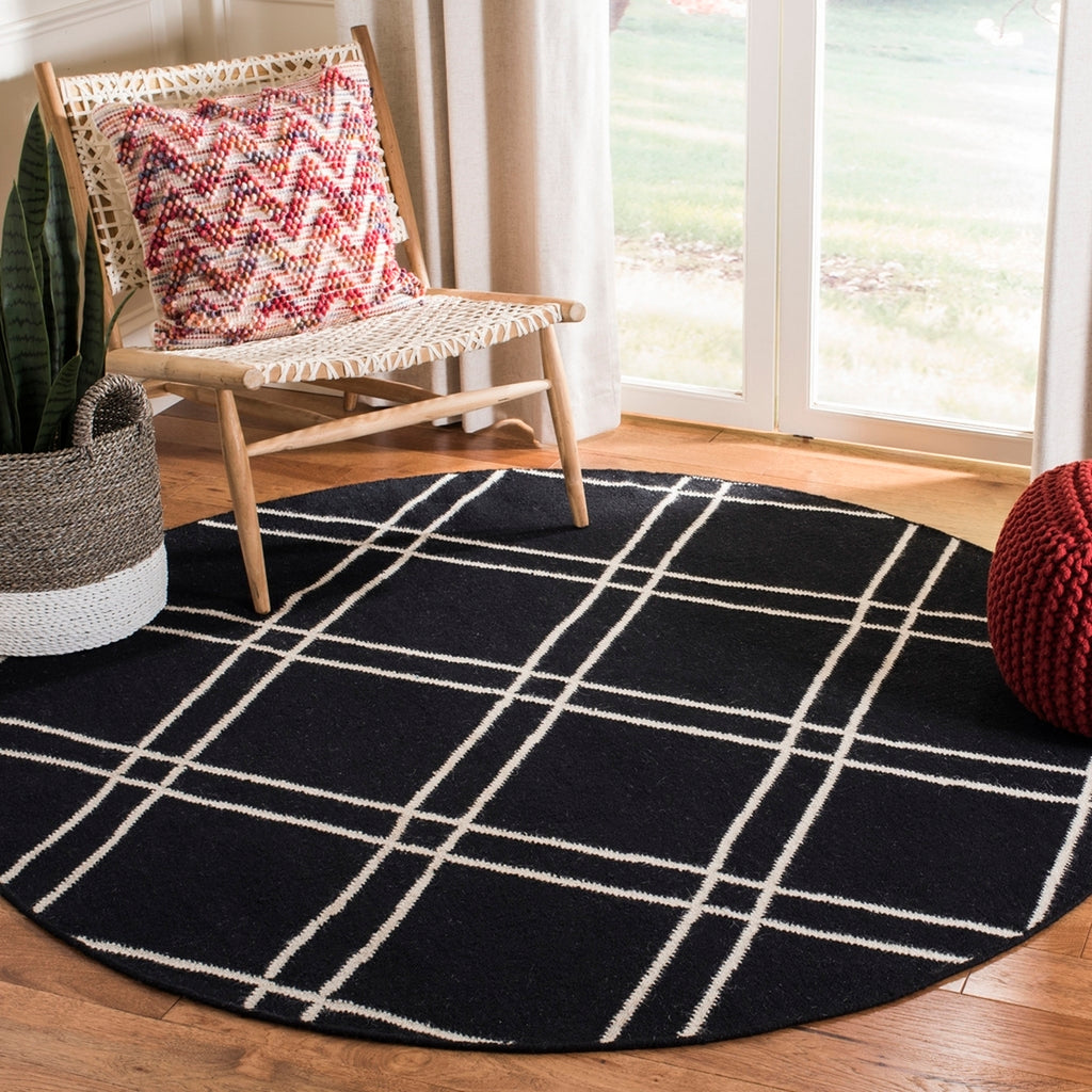 safavieh clearance dhurries dhu638a black rug