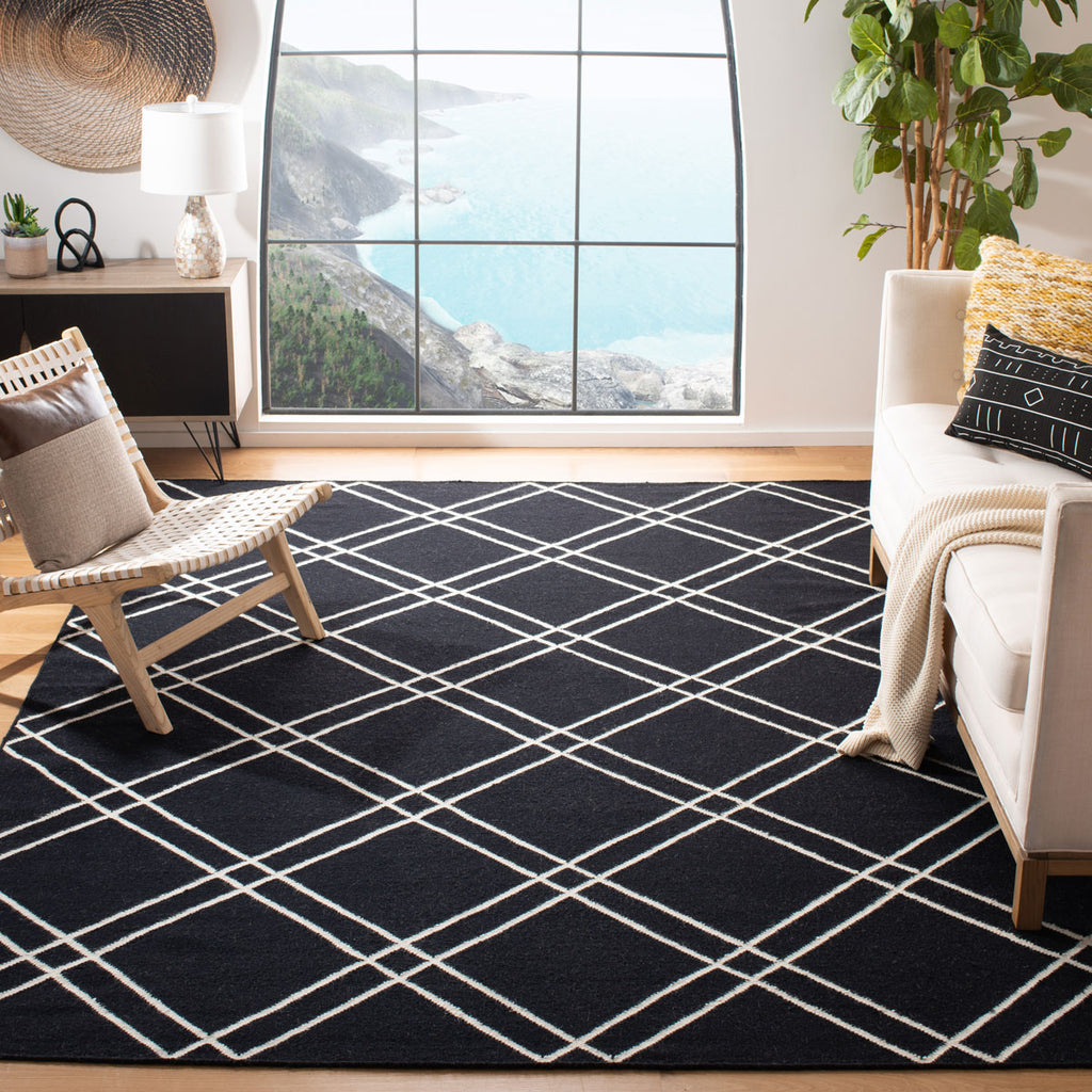 safavieh clearance dhurries dhu638a black rug