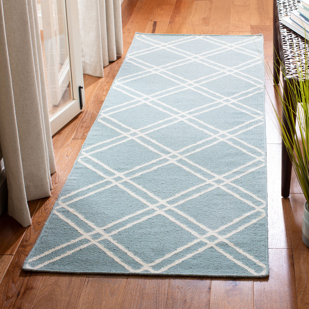 safavieh clearance dhurries dhu638c light blue rug