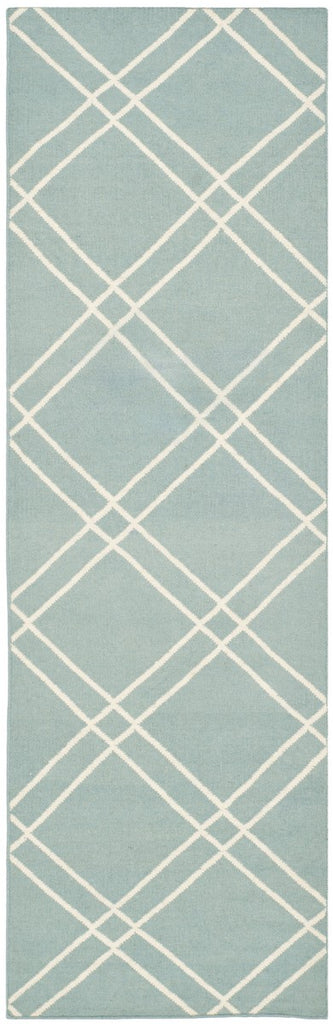 safavieh clearance dhurries dhu638c light blue rug