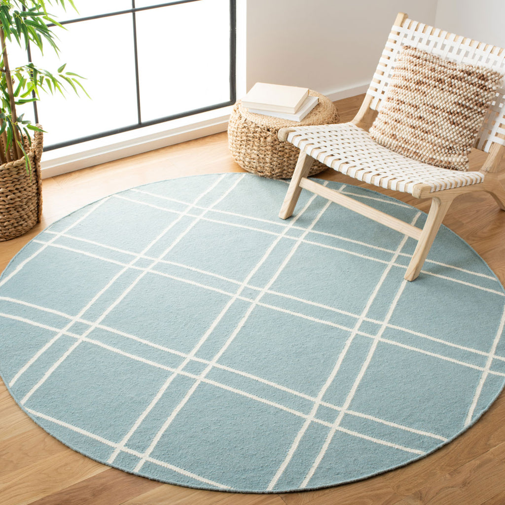safavieh clearance dhurries dhu638c light blue rug