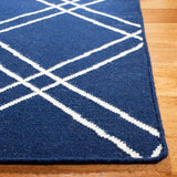 safavieh clearance dhurries dhu638d navy rug