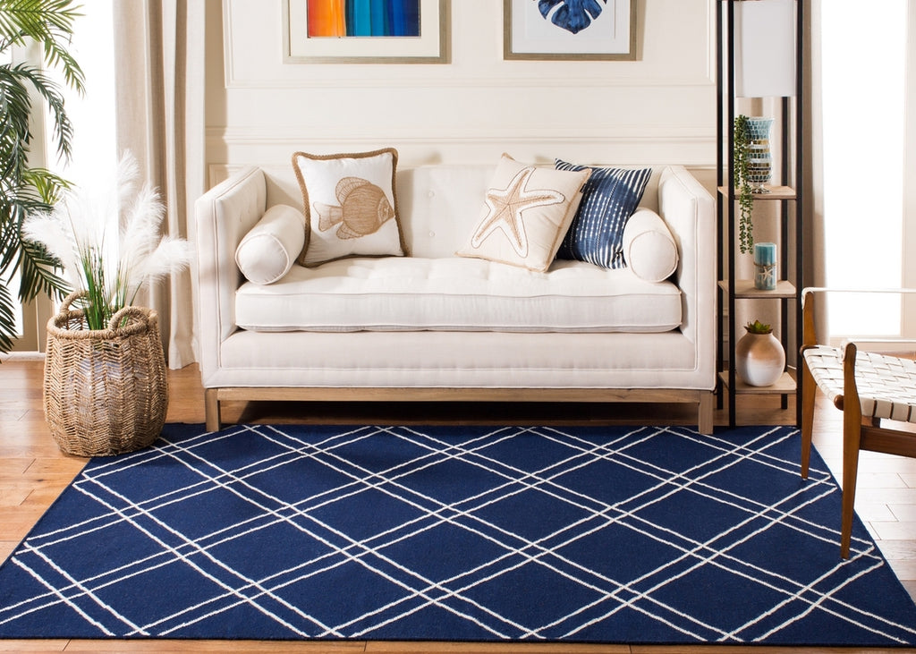 safavieh clearance dhurries dhu638d navy rug