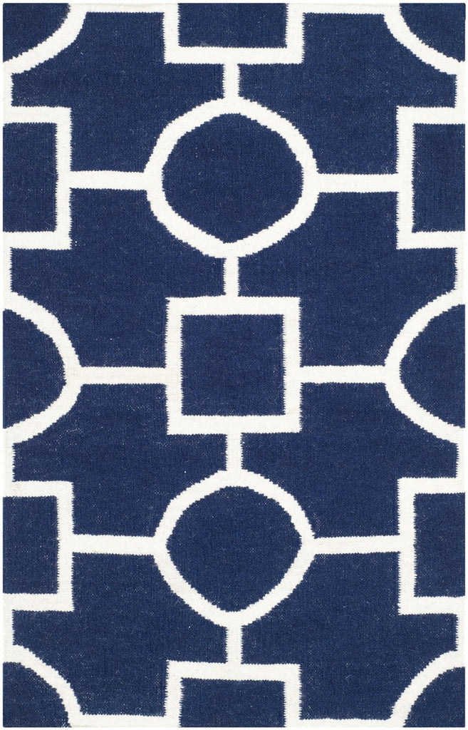 safavieh clearance dhurries dhu639d navy rug