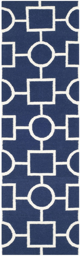 safavieh clearance dhurries dhu639d navy rug