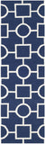 safavieh clearance dhurries dhu639d navy rug
