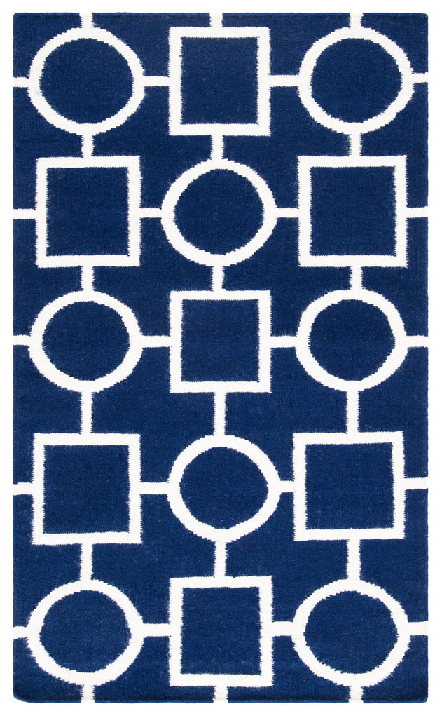 safavieh clearance dhurries dhu639d navy rug