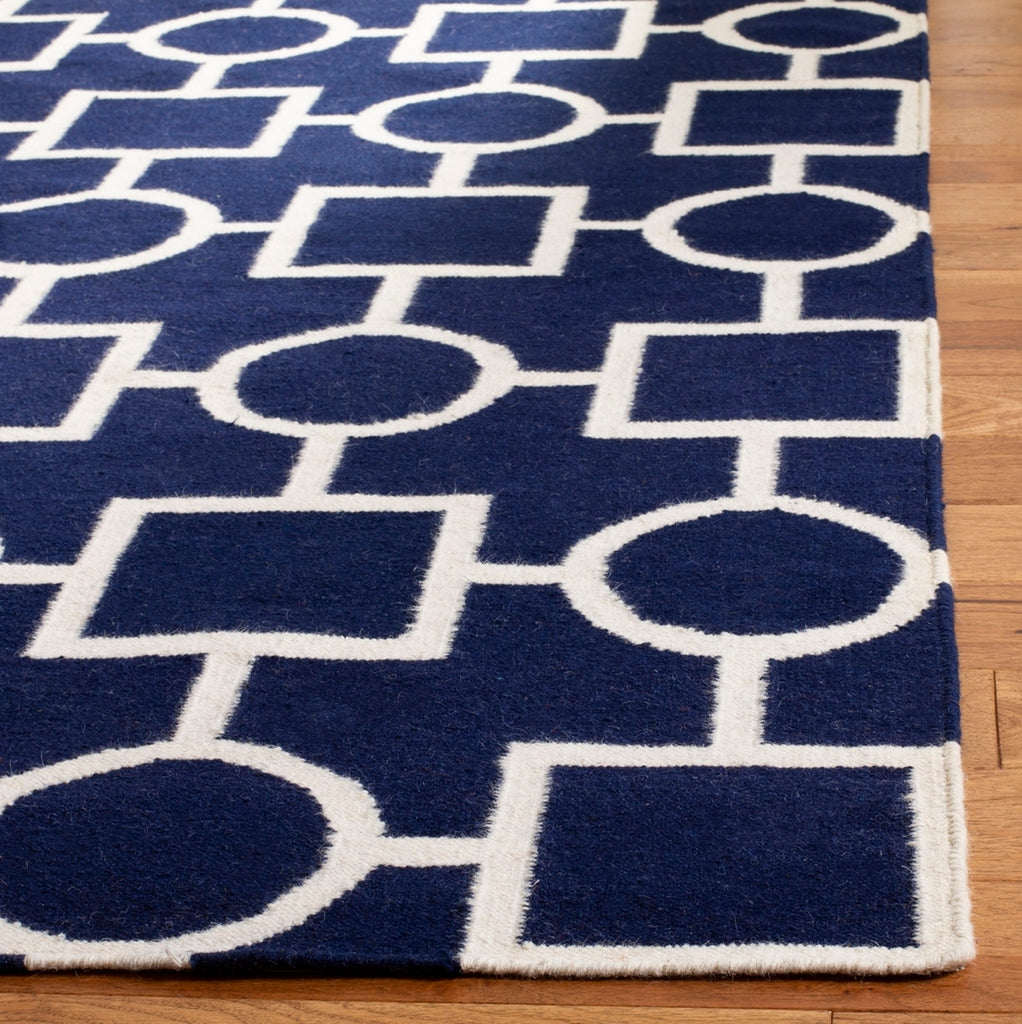 safavieh clearance dhurries dhu639d navy rug