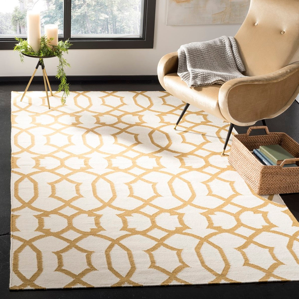 safavieh clearance dhurries dhu753c yellow rug