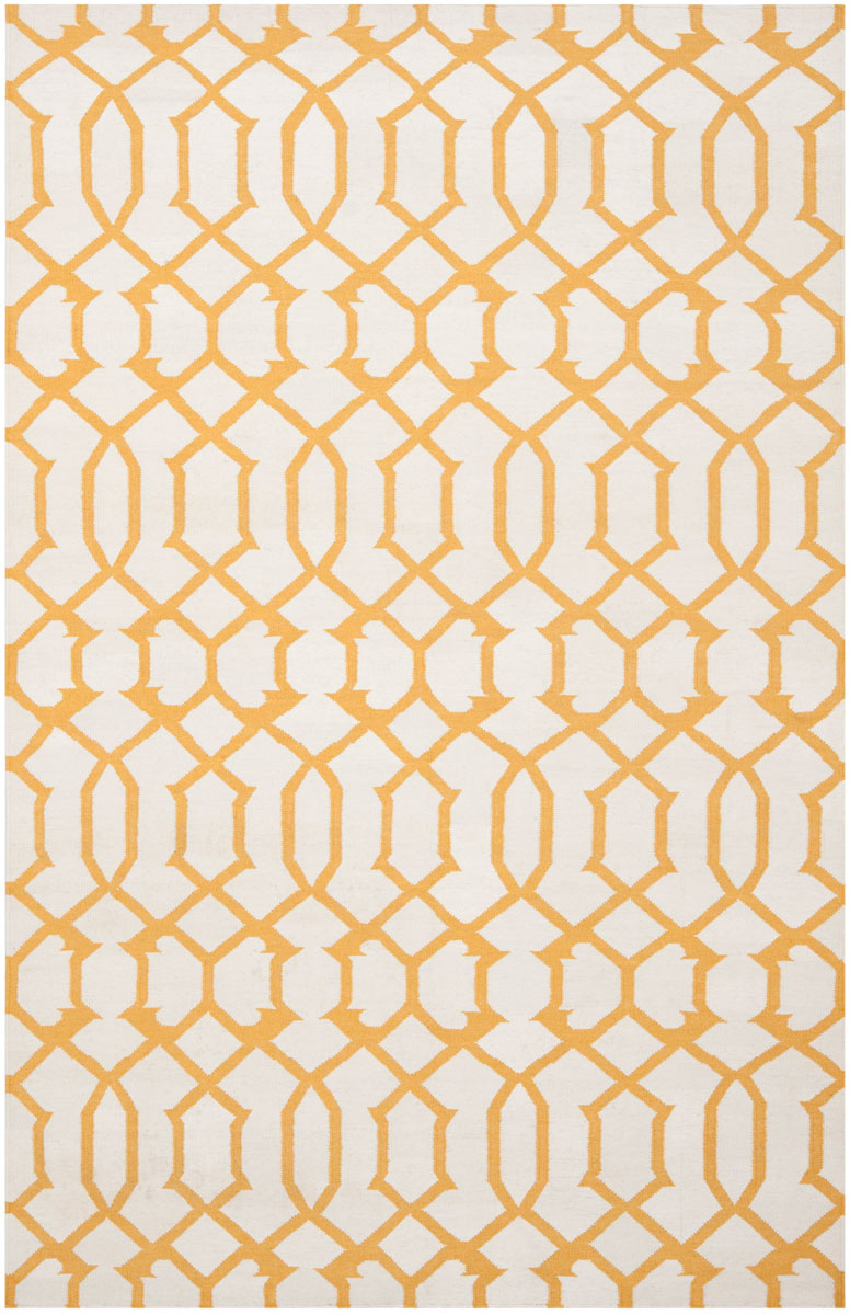 safavieh clearance dhurries dhu753c yellow rug